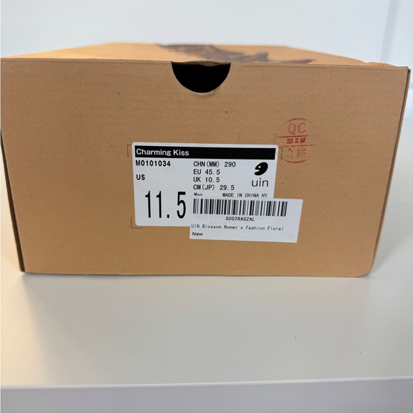 Men’s Size 11.5 UIN Slip On Shoes Canvas Comfortable Loafers "Charming Kiss"‎ - Picture 7 of 11